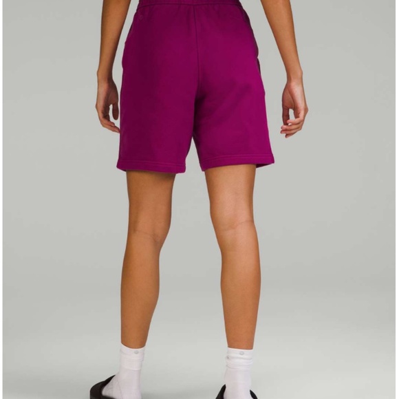 Lululemon Loungeful High-Rise Short 7" Magenta Purple - Picture 2 of 7